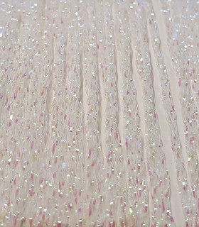 Round pearl braid carded