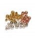 Brass plated beads