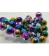 Rainbow beads
