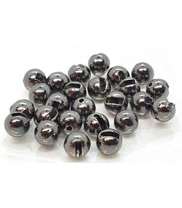 Tungsten slotted beads