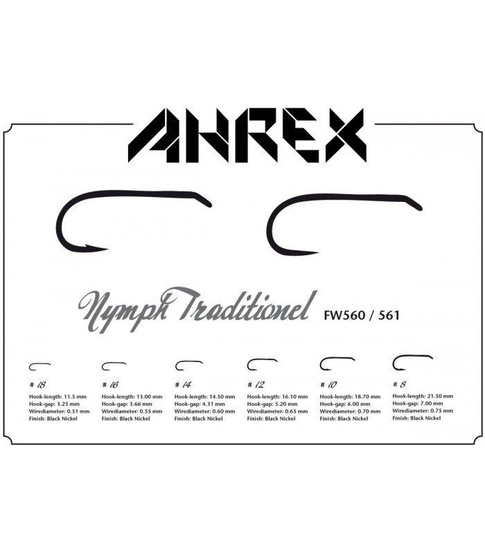 Ahrex FW560 - traditional nymph