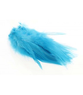 Strung rooster saddles long