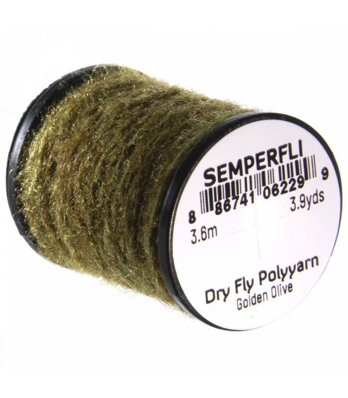 Dry fly polyyarn