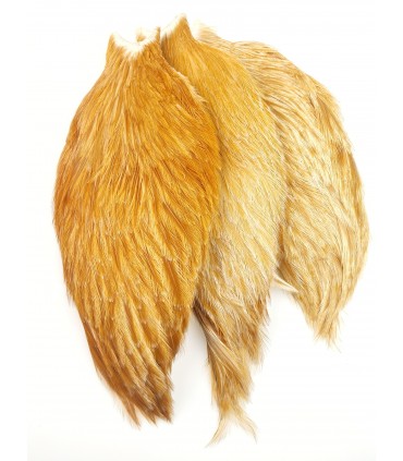 Signature rooster cape natural ginger