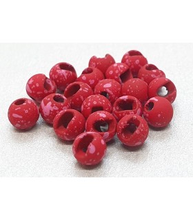 Mottled tactical slotted tungsten beads 3,8mm