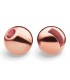 HQ Tungsten slotted beads rose gold