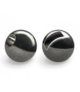 HQ Tungsten slotted beads black nickel