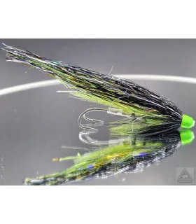 Chartreuse & black flashwing
