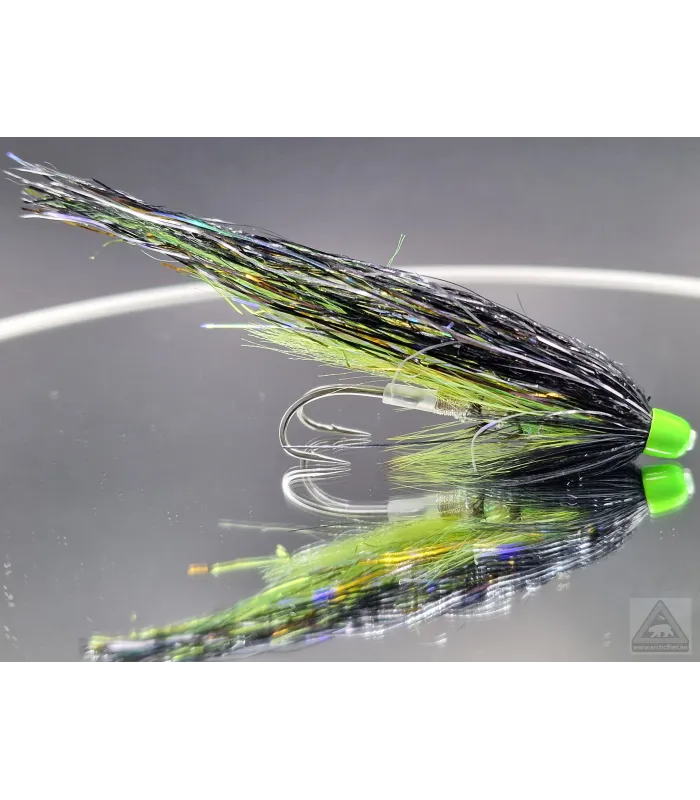 Chartreuse & black flashwing