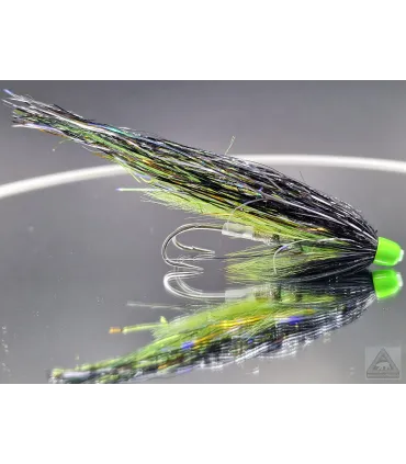 Chartreuse & black flashwing