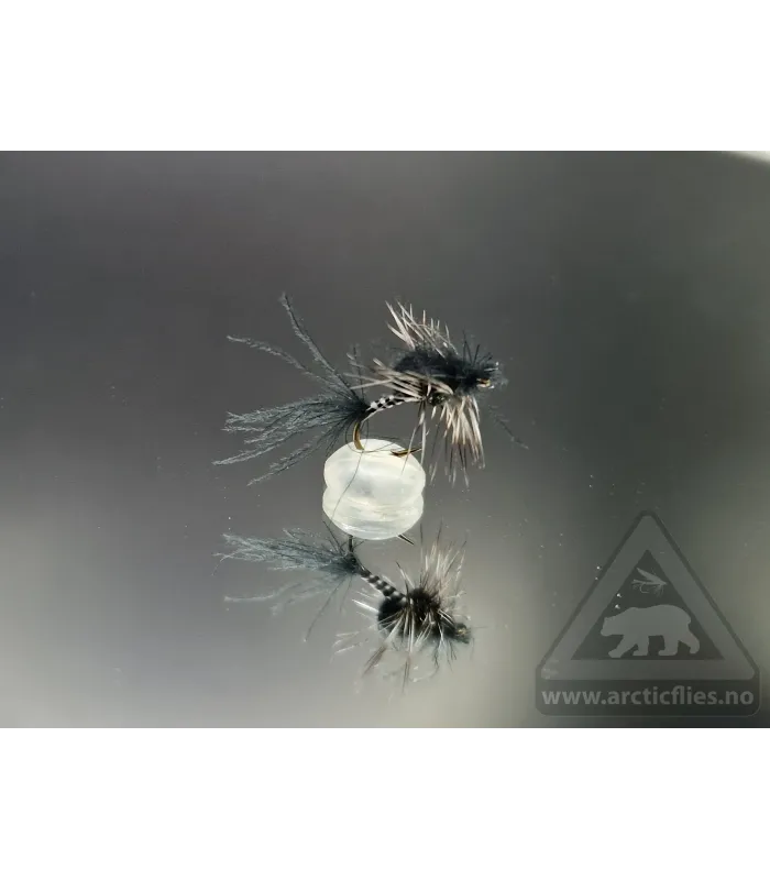 CDC hatching midge black/grey