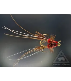 Frances red trb gold