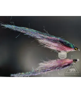 Green and pink minnow